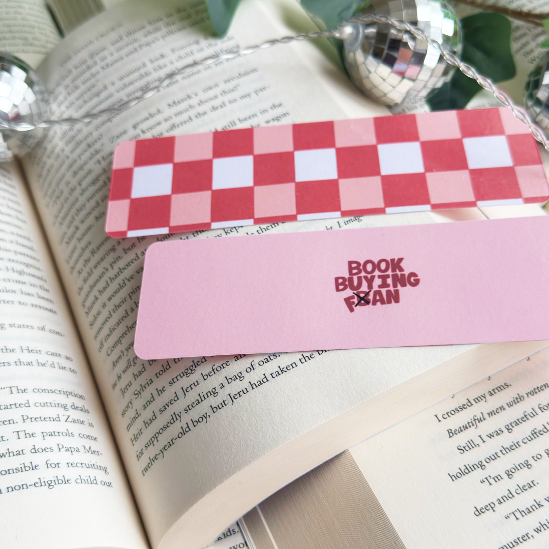 Book Buying Fan Bookmark