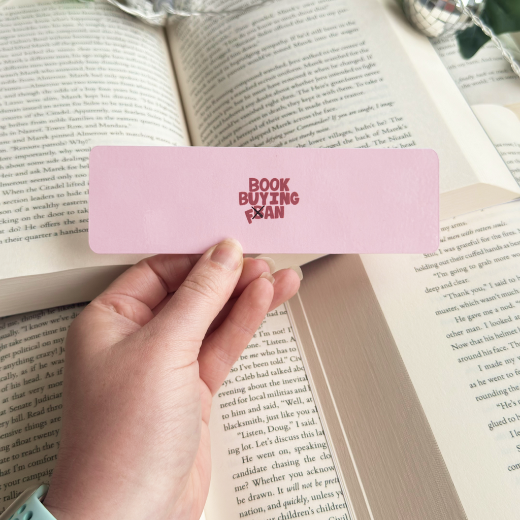 Book Buying Fan Bookmark