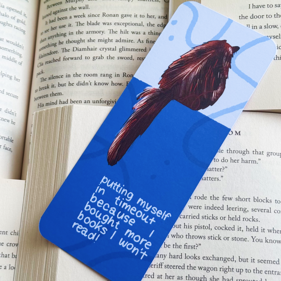 Put myself in the corner bookmark