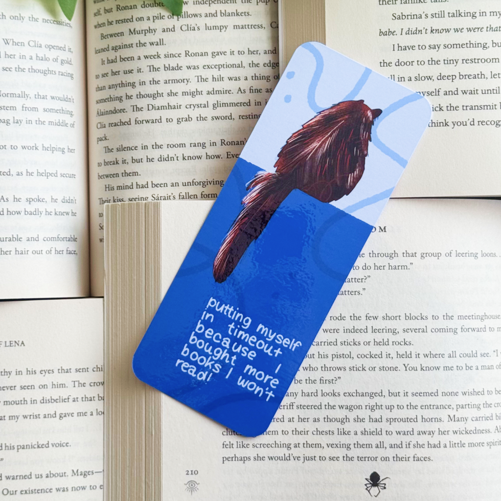 Put myself in the corner bookmark