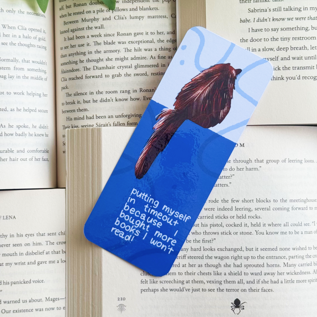 Put myself in the corner bookmark