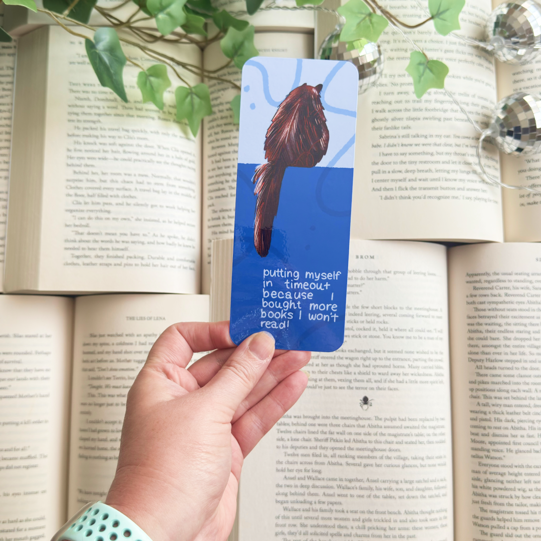 Put myself in the corner bookmark