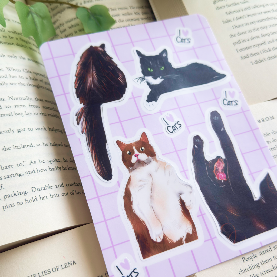 Cat sticker sheet