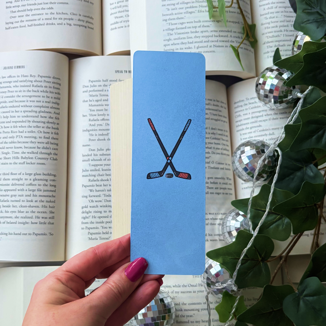 Hockey Sticks bookmark