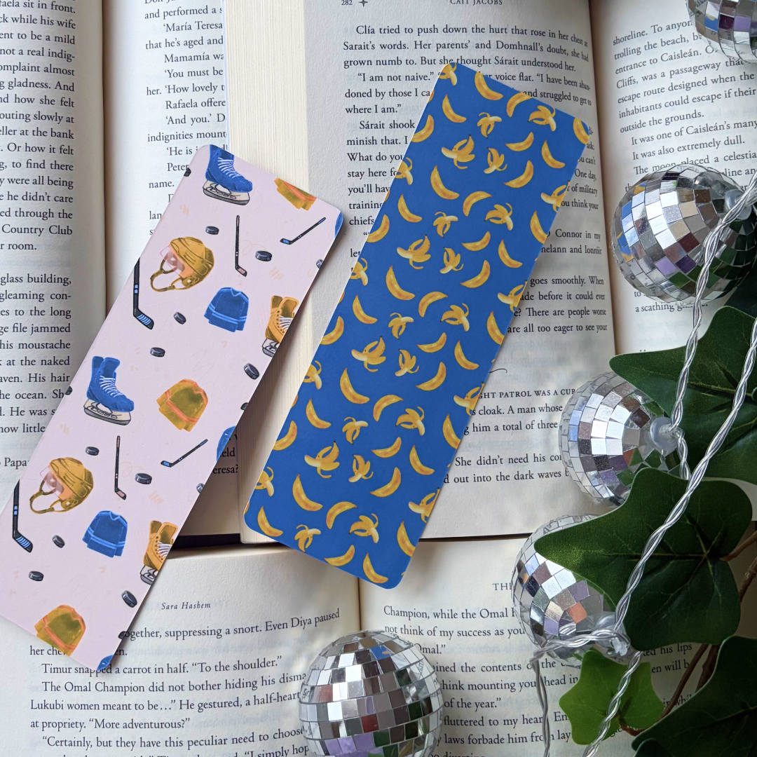 Banana Print bookmark