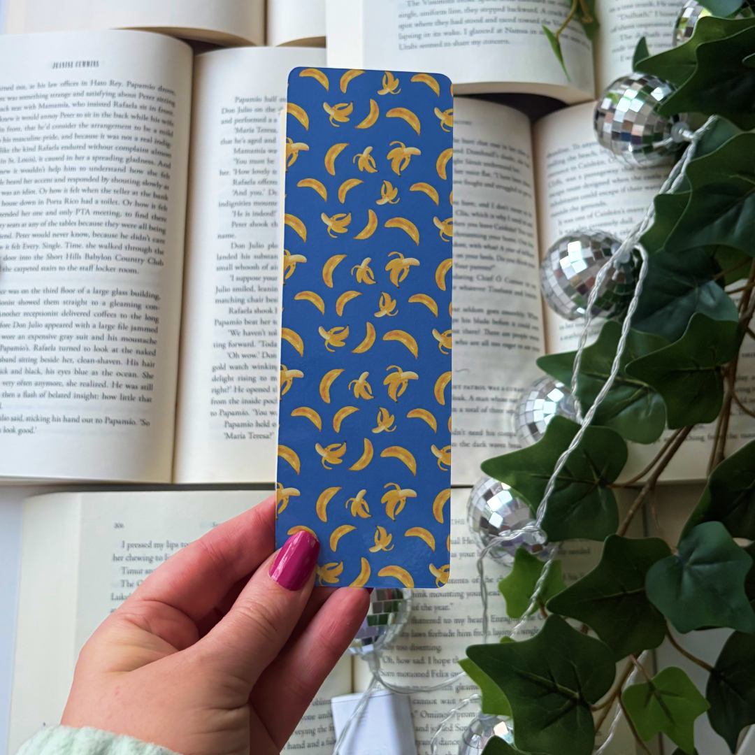Banana Print bookmark