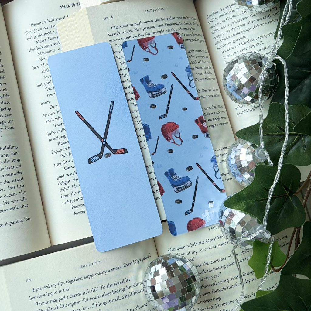 Hockey Sticks bookmark