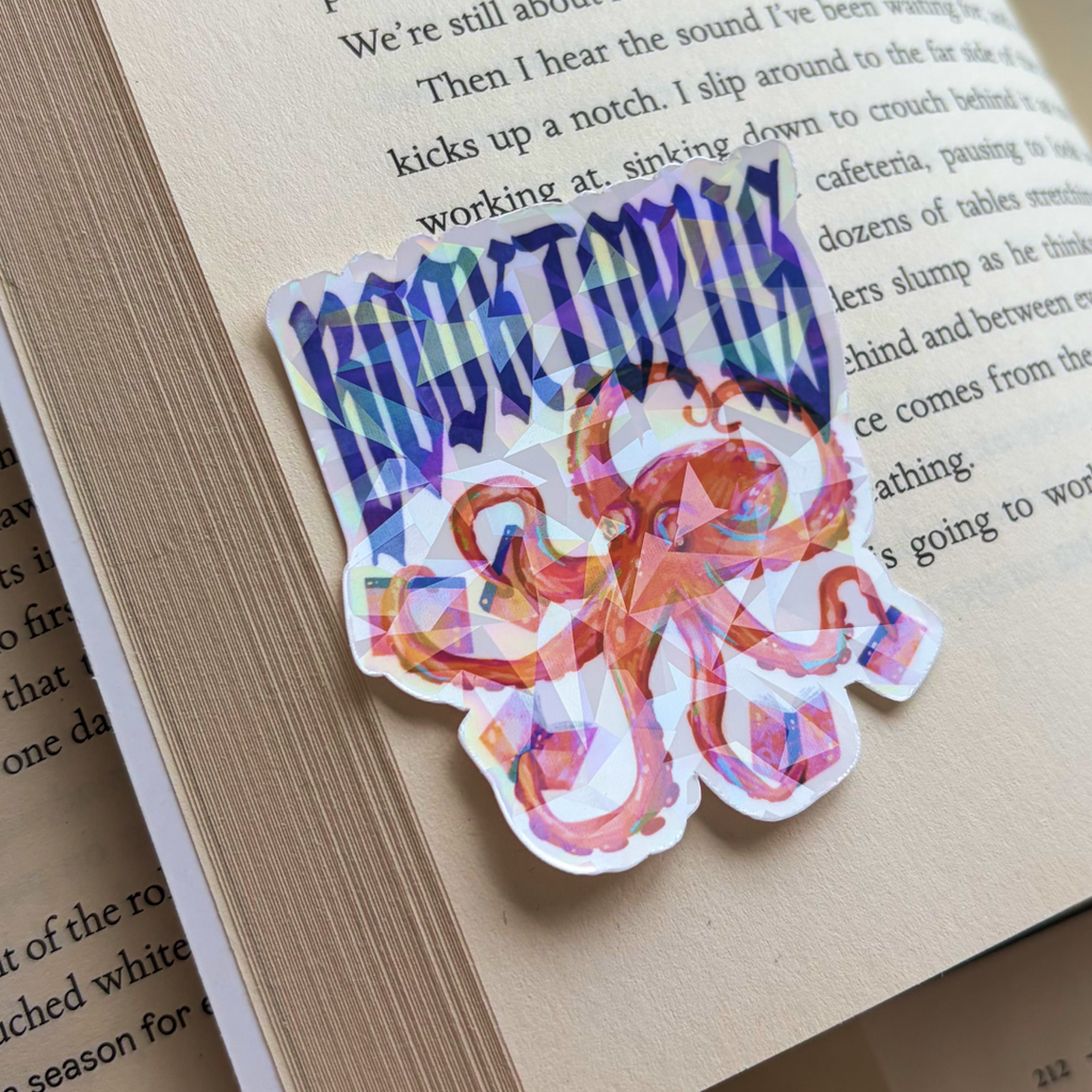 Booktopus Sticker