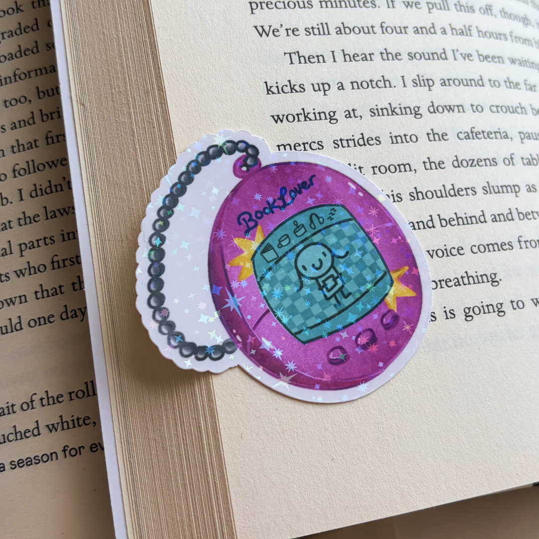 Book Lover Tamagotchi Sticker