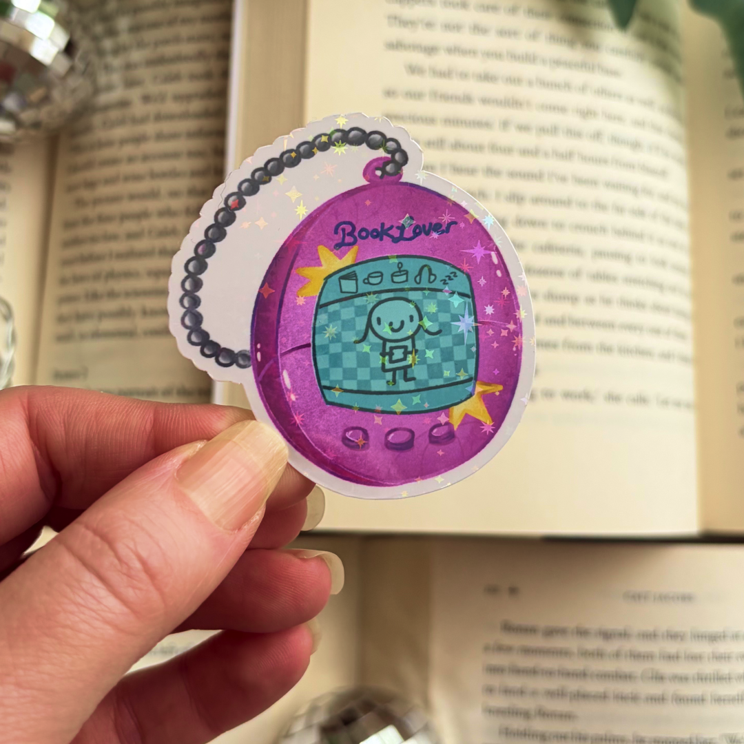 Book Lover Tamagotchi Sticker