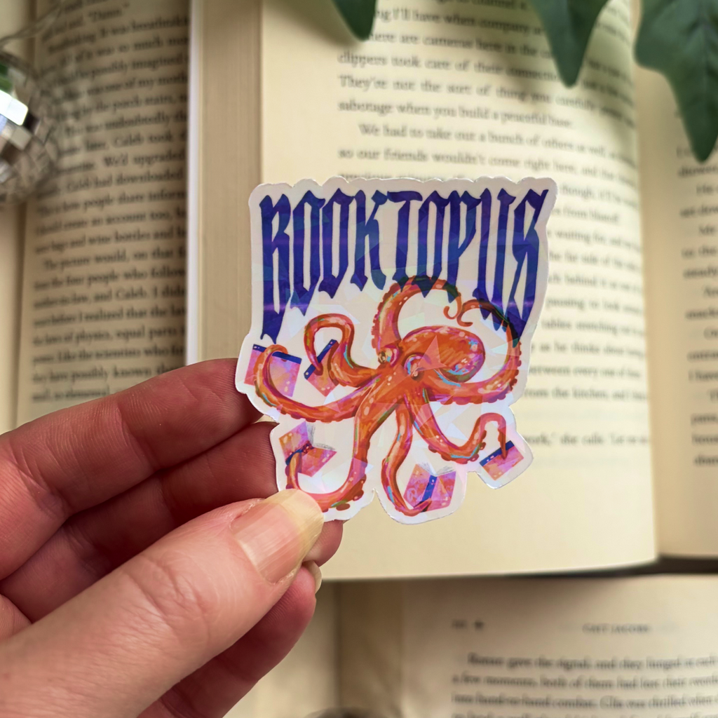 Booktopus Sticker
