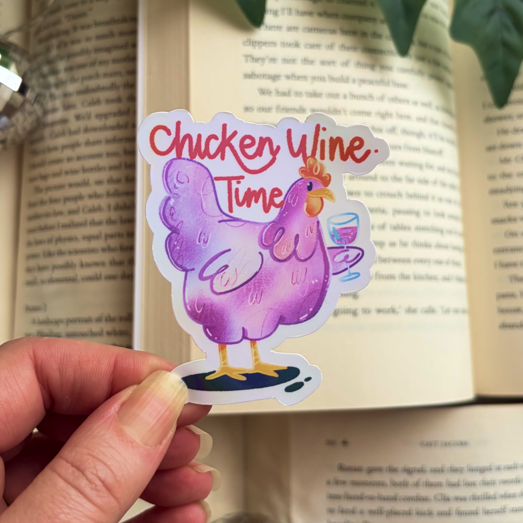 Chicken Wine Sticker