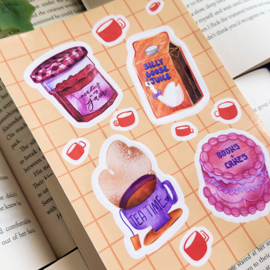 Tea Time sticker sheet