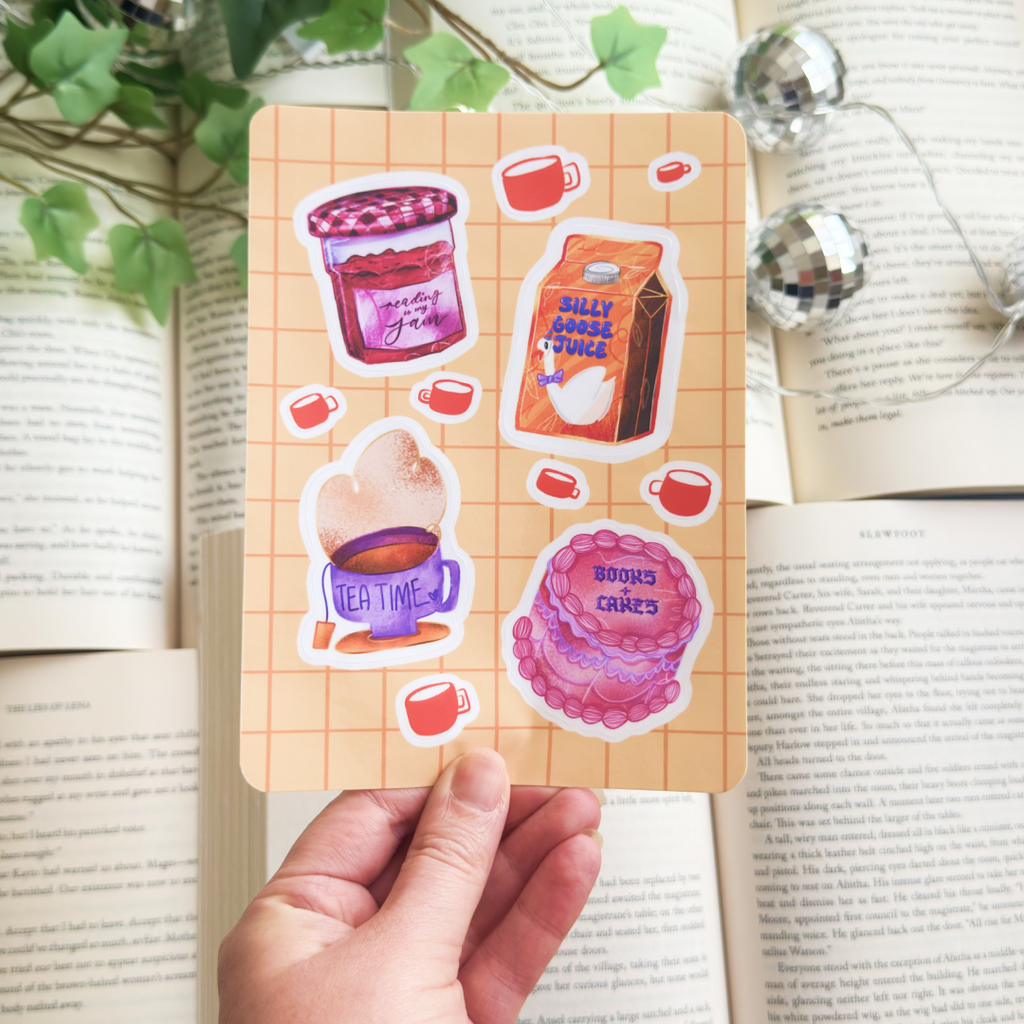 Tea Time sticker sheet