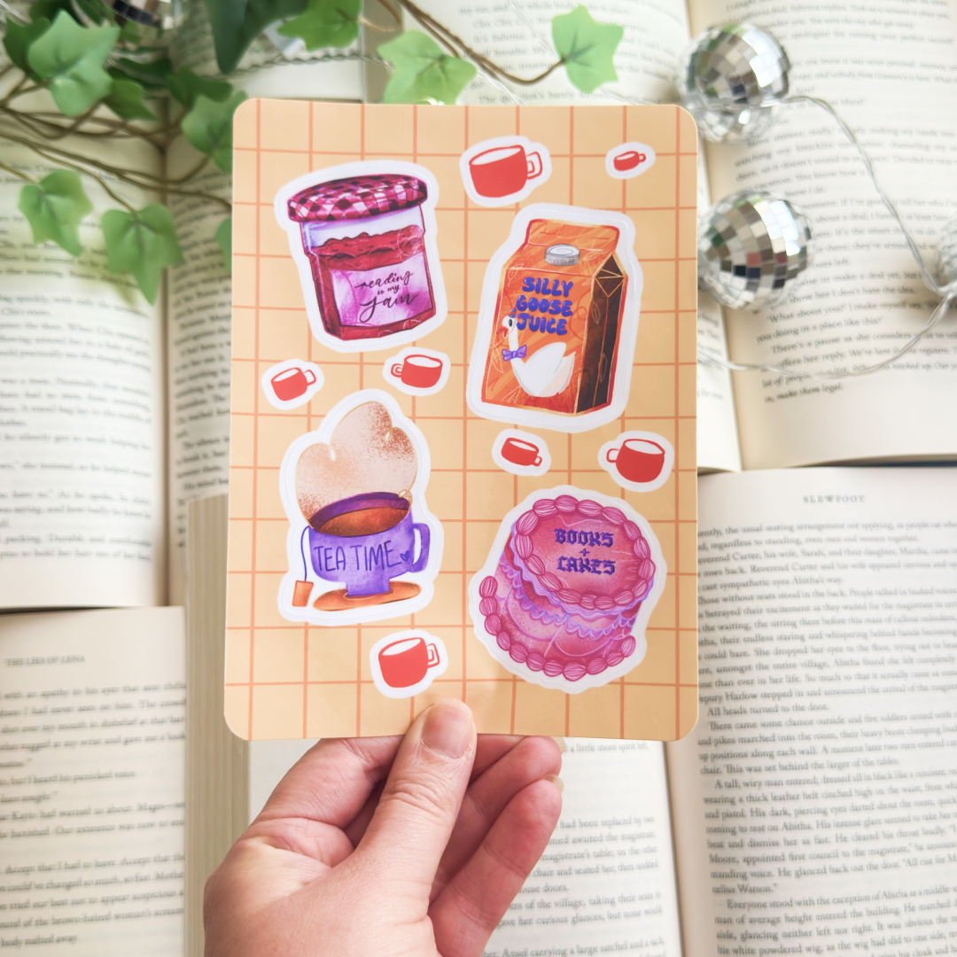 Tea Time sticker sheet