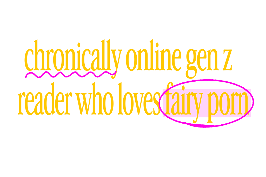 Chronically Online gen z reader who loves...sticker (Copy)