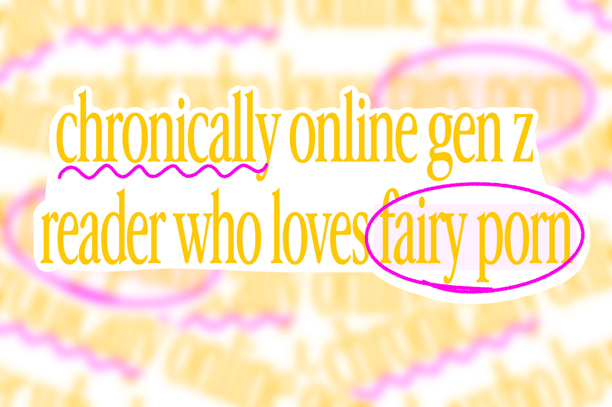 Chronically Online gen z reader who loves...sticker (Copy)