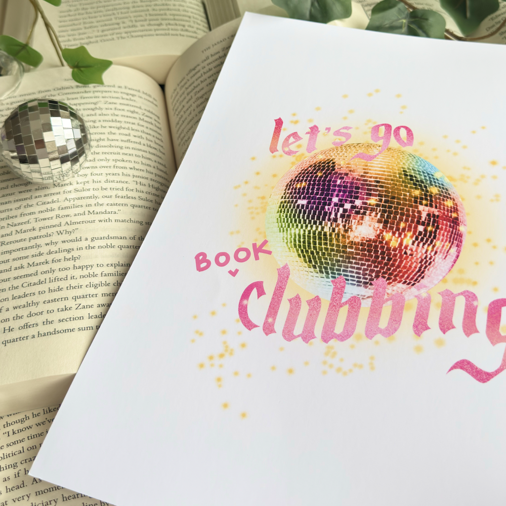 Let's Go Book Clubbing Print