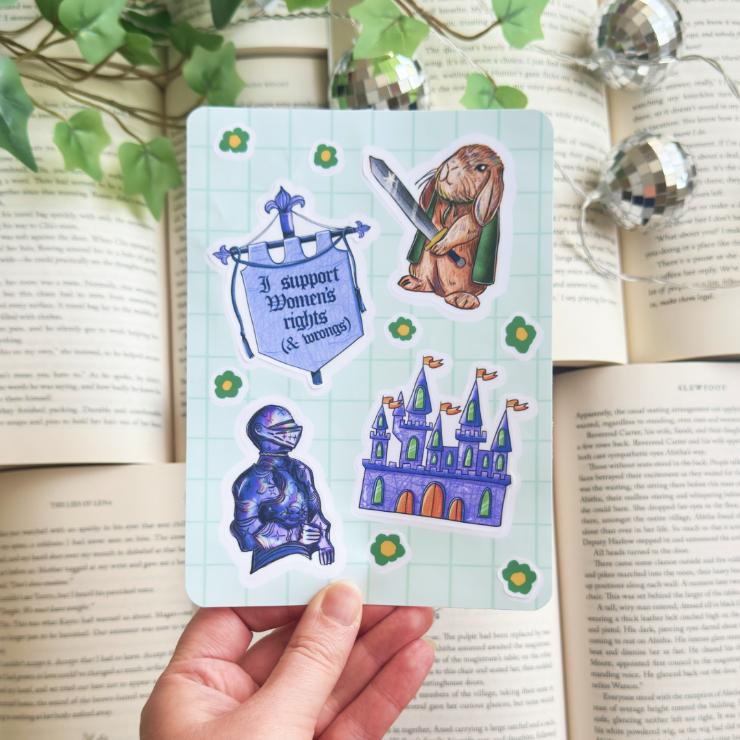 Medieval sticker sheet